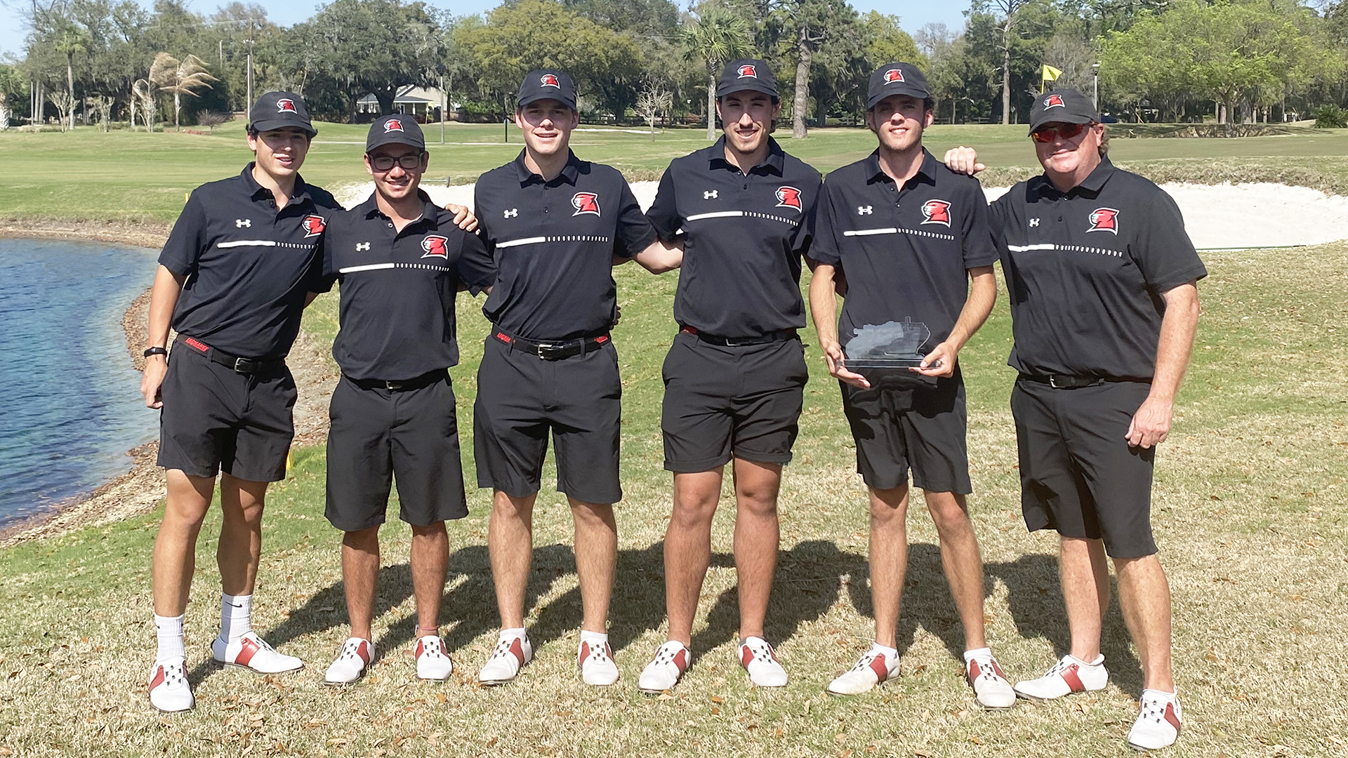 LaGrange men's golf won their first tournament since March 2, 2020 as they claimed the Port City Invitational by a stroke on Tuesday, March 7.