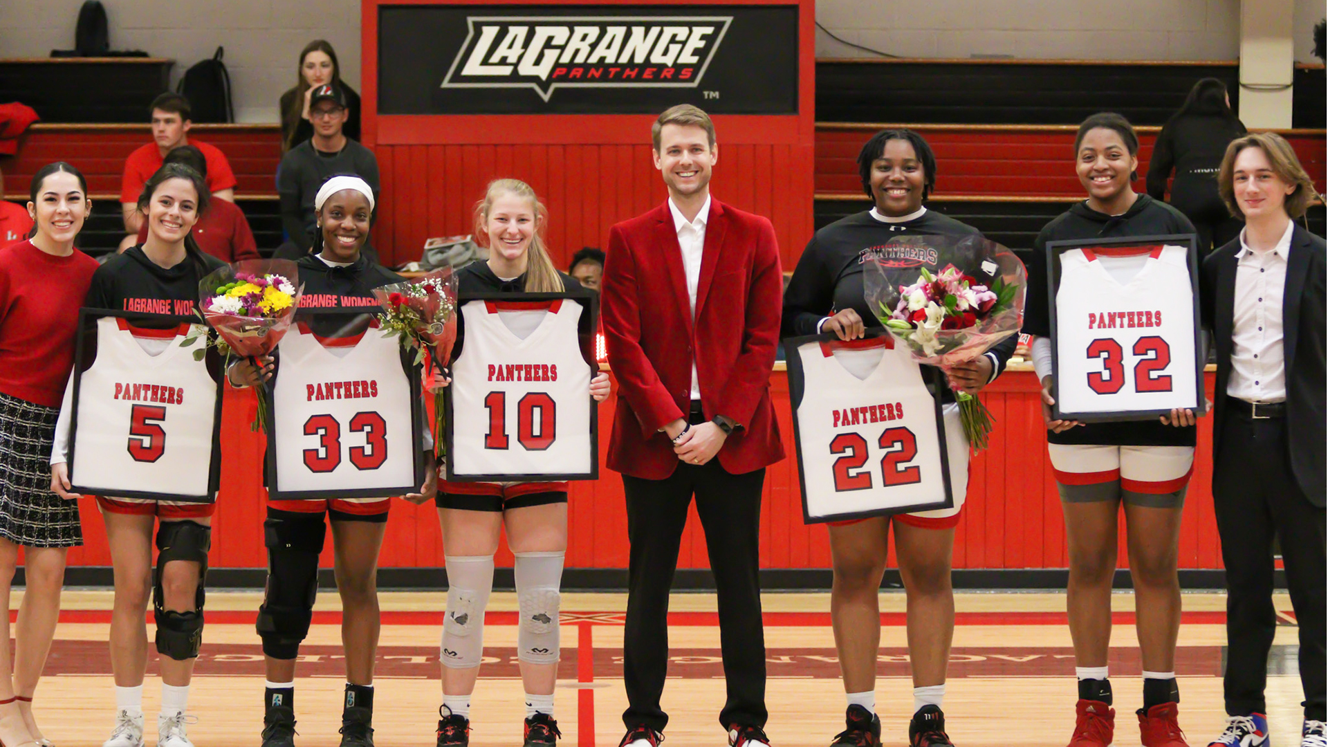 LaGrange honored five individuals on Senior Day prior to closing the regular season with a dominant 77-51 victory over Agnes Scott on February 18.