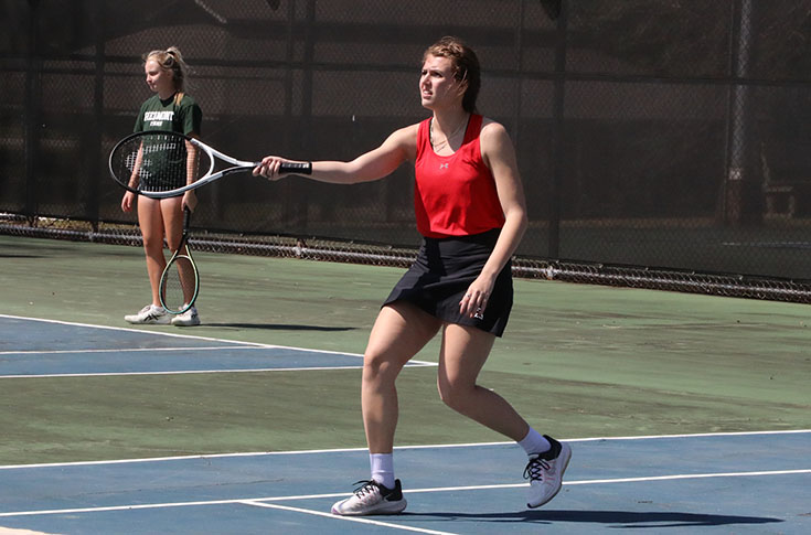 Karson Troth and LaGrange tennis return to action as they host Mississippi University for Women on Saturday, February 25.